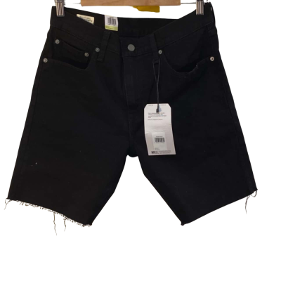 BNWT Levi Strauss & Co. Unisex  Size 32 Denim Shorts Black  