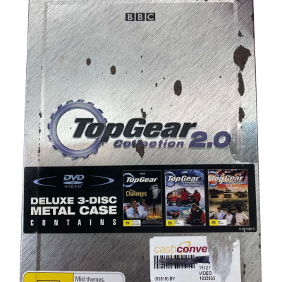 BBC TopGear collection 2.0 deluxe metal case 3 disc set 