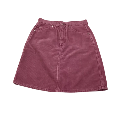 Vintage Levis Pink Size 12 Corduroy Skirt