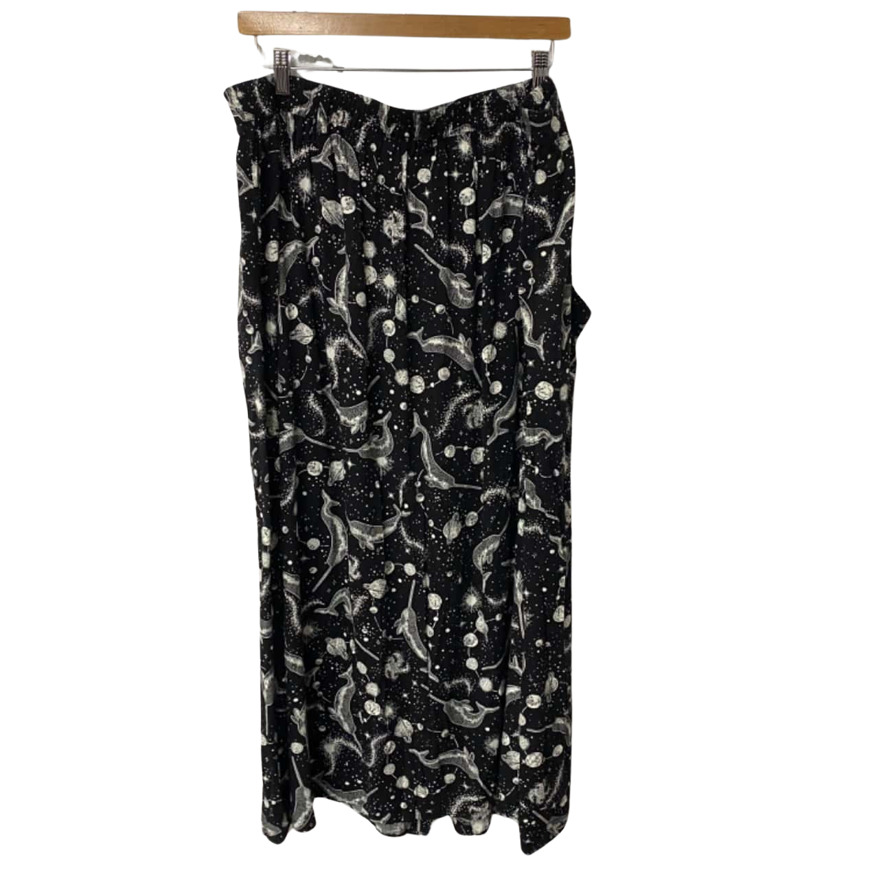 Dangerfield Womens Size 20 / Plus Size Maxi Black / Pattern (s)