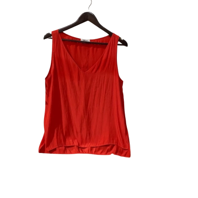 Mela Purdie Womens  Size 12 Sleeveless Top Red 