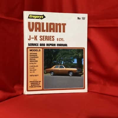 Gregory’s Valiant J-K Series Service & Repair Manual
