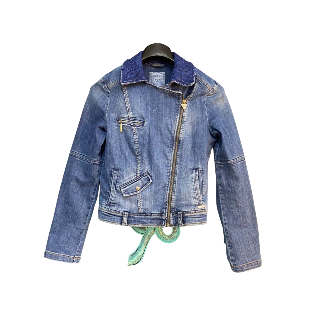 Guess Womens Denim Jacket Size Eu 32 XS