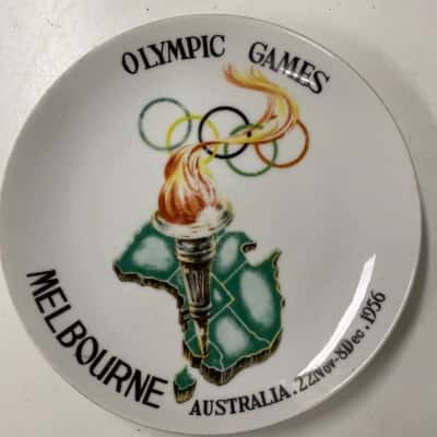 Melbourne 1956 Olympic Games plate