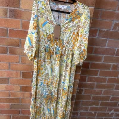 Jaase Womens  Size M Maxi Dress Floral 