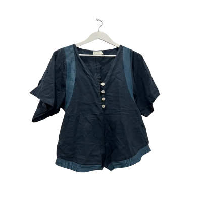 Flannel Womens  Size L / M Playsuit Navy Blue 