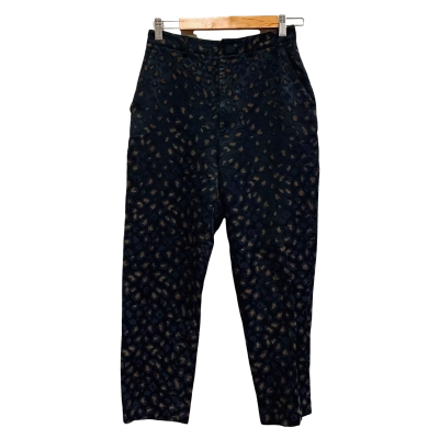 Gorman, Women’s Size 8, Navy Blue / Brown Spotted Pattern Pants w/ Pockets