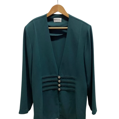 Dolina Womens  Size 16 Green Jacket