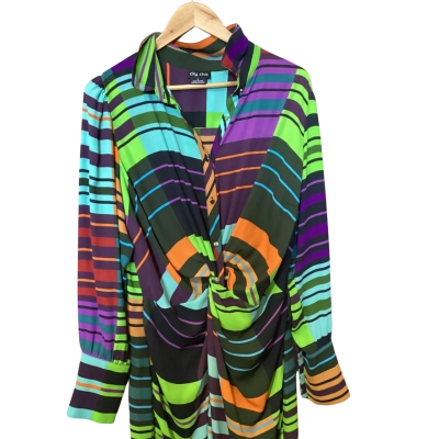 City Chic Womens  Size S Black  / Blue / Green / Orange / Purple 