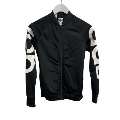 Adidas Kids Black Front Zipper Jacket