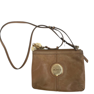 Womens Mimco Light Brown Cross Body Bag 