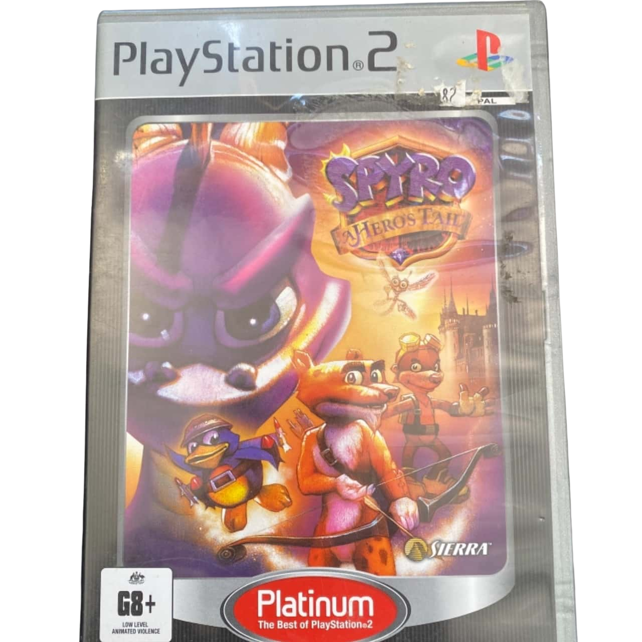 Spyro: A Hero's Tail (Sony PlayStation 2, 2004) PS2 Black Label Disc
