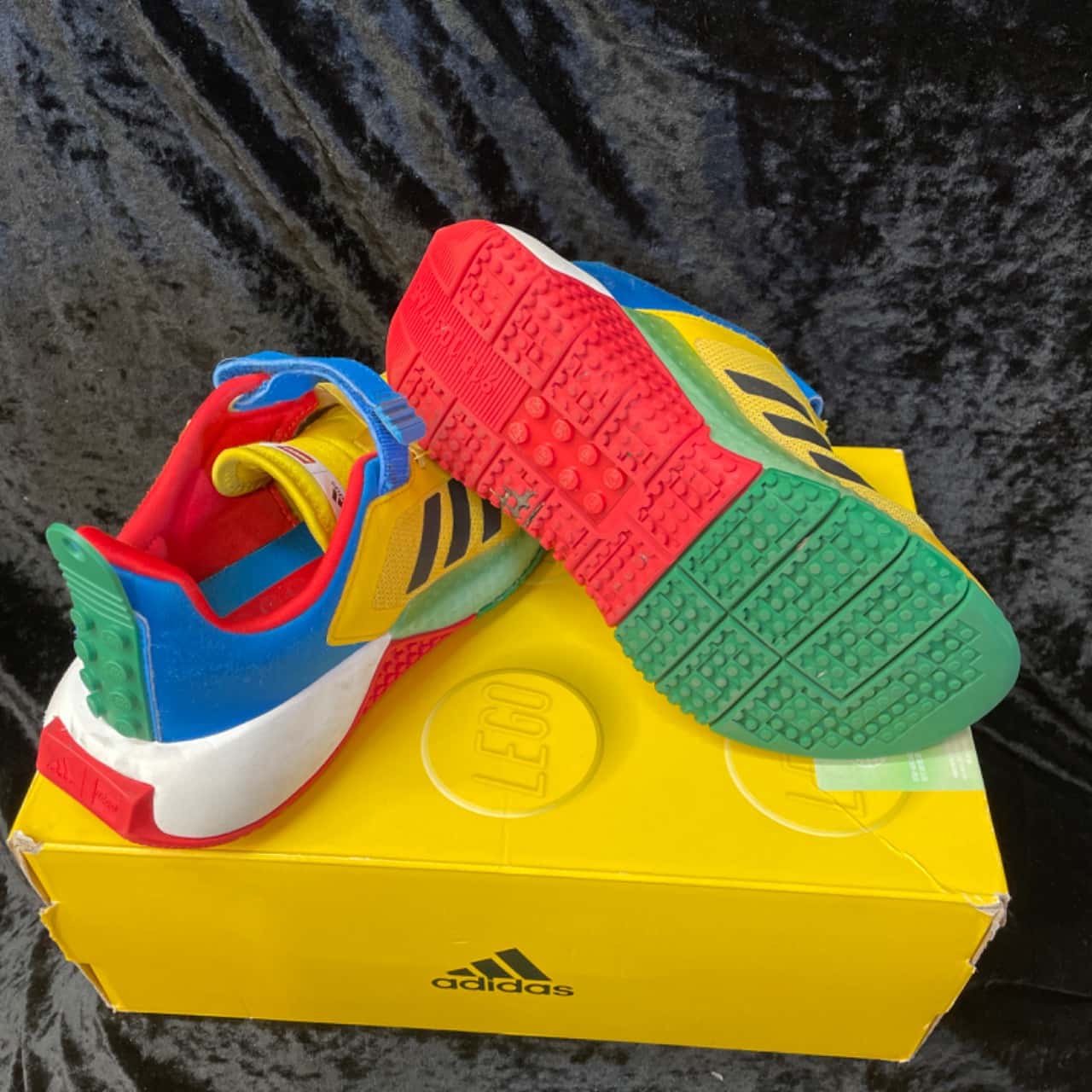 Adidas Kids Size 2.5 Multicoloured Lego shoes (s)