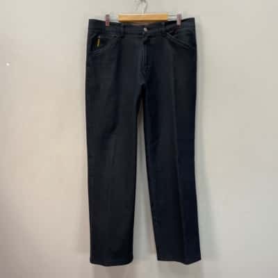 Armani Jeans Mens  Size 36 Straight Leg Jeans Black  / Grey 
