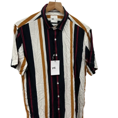 Yd. Mens  Size S Short Sleeve Shirt Striped
