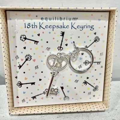 Equillibrium 18th Keepsake Keyring- in original box 