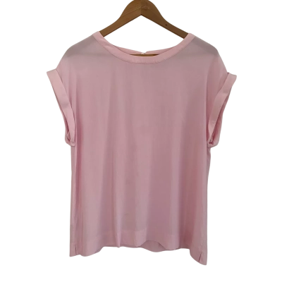 Country Road Womens  Size 14 Short Sleeve Top Pink  