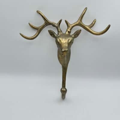 Brass Deer Wall Hook