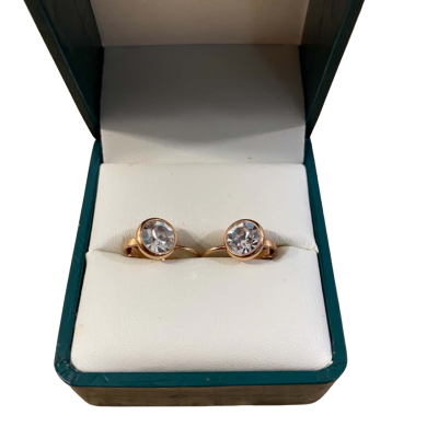 Womens Rose Gold Plated Earrings 