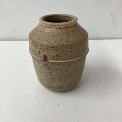 Pottery  brown with flecks Vase 