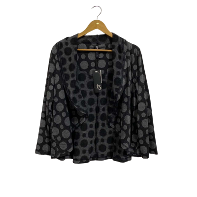 Taking Shape Womens ‘Desert Rose Chia’ charcoal / grey marle cardi