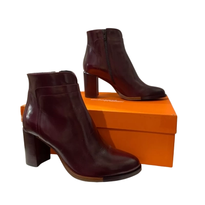 Edward Meller Womens  Size 37 Boots Maroon 