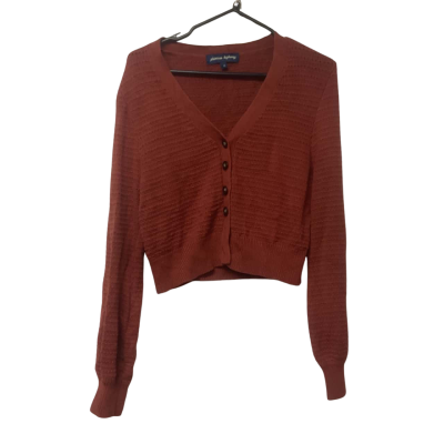 Womens Princess Highway Size 14 Rust Coloured  Button-down Cardigan 
