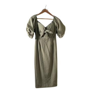 Whyte Valentyne Womens  Size 10 Midi Dress Green 