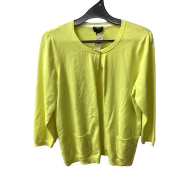 Talbots Womens  Size S Cardigan Yellow A
