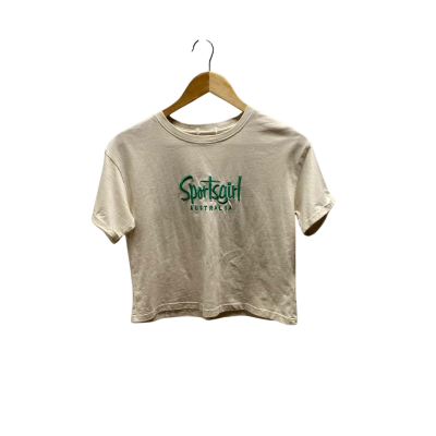 Sportsgirl Womens Size M Cream Top 