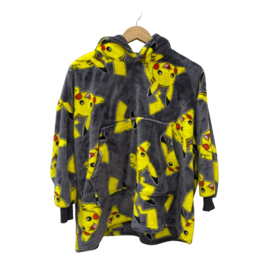 Pokemon Kids Size 4 Grey / Yellow Pikachu Ooodie