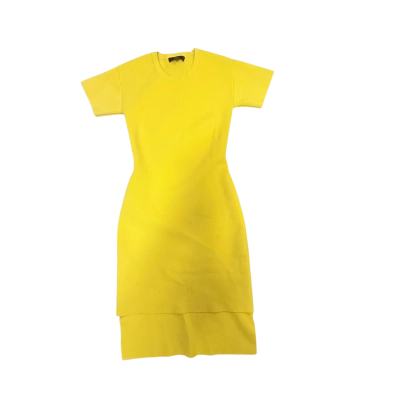 Saba Womens  Size XS Bodycon Dress Yellow 