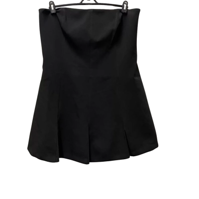 Meshki Strapless Suiting Mini Dress Womens  Size XXXL Black  