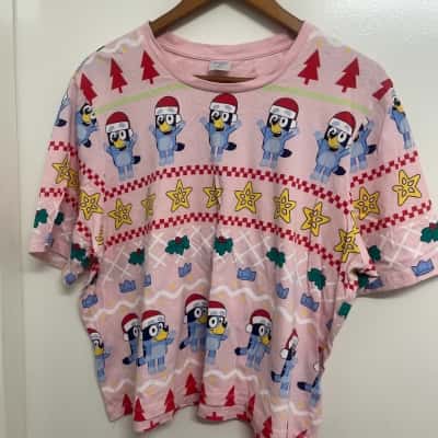 Bluey Women's Size XL Bluey Christmas PJ Set  