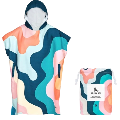 Dock & Bay 100% Recycled Quick Dry Poncho (M)