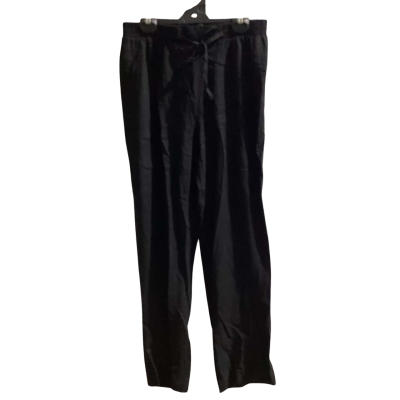 Noni B Womens Black Linen-blend Pants, Size 10