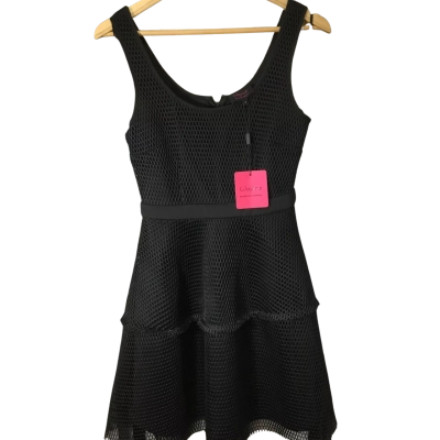 Wayne Cooper Womens  Size 8 Cocktail Dress Black  