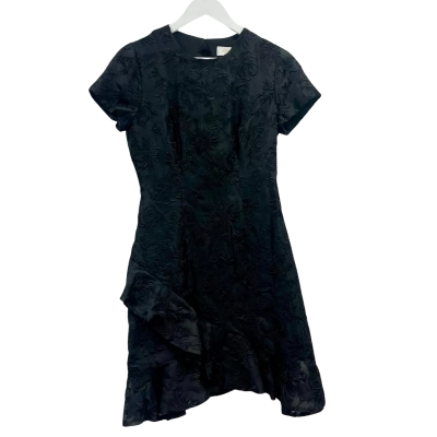 Zimmermann  Black Floral Backless Cocktail Dress Size 1