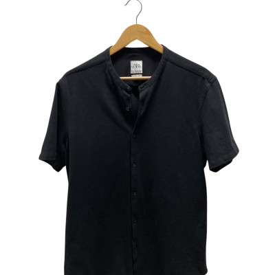 Zara Mens Size L Black Shirt  