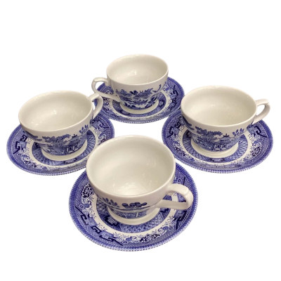 Queens by Churchill Tea Cups and Saucers