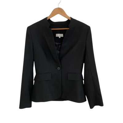 Veronika Maine Womens  Size 8 Blazer Black  