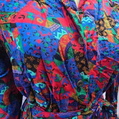  Womens  Size 10 vintage skirt and top set Pattern 