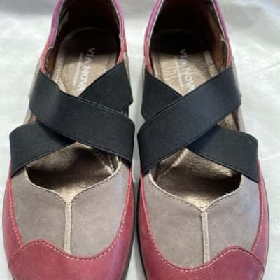  Womens  Size 39 Flats Multicoloured 