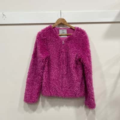 Lorna Jane Womens  Size M Zip Up Jacket Pink  