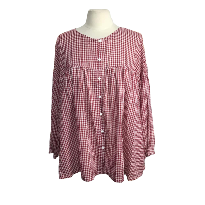 Yarra Trail Womens  Size 16, 100% Cotton Check Top 