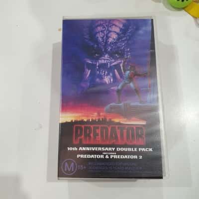 predator 1&2 10 aniversary edition VHS tape