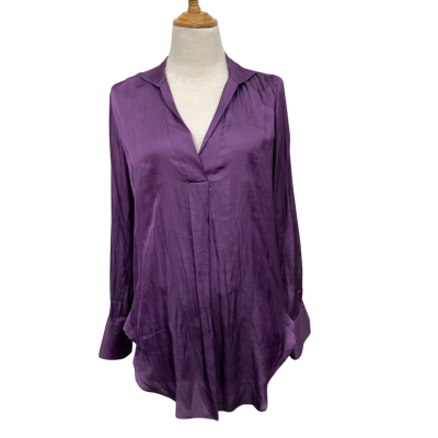 Witchery Womens Top- Size 8 Royal Purple - *DON'T PAY $99.95
