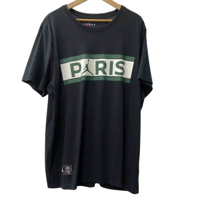 Jordan x PSG Paris Saint-Germain Wordmark T-Shirt Size XXL