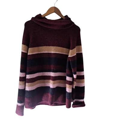 Trenery Womens Roll Neck Jumper - Size L 