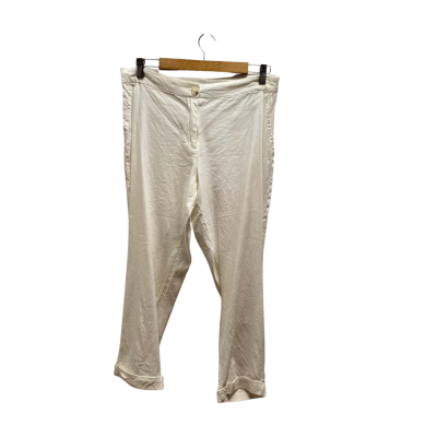 Blue Illusion Womens  Size M White Pants